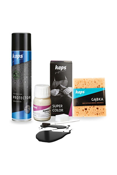 kaps Set de ingrijire a incaltamintei, Kaps, 3 in 1, 400 ml, 25 ml, impregnar...