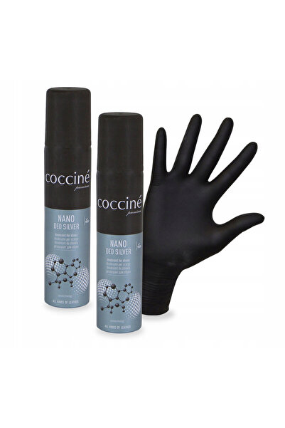 Coccine Deodorant pentru incaltaminte, Coccine, nano deo argintiu, 75 ml, 2 b...