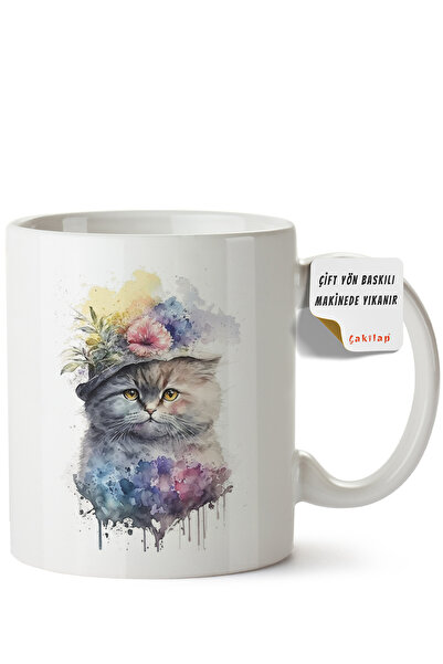 ET ERTAPASSAGE original creative designs Cat Design Printed Porcelain Mug (Do...
