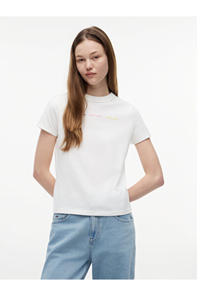 Tommy Jeans White Women T-Shirt