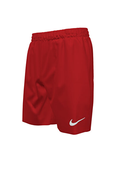 Nike Breaker Solid Essent 6" Erkek Çocuk Volley Kırmızı Şort