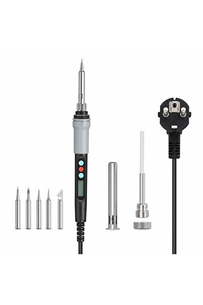 Powermaster PM-37867 90W Dijital Ayarlanabilir Isılı Lehim Makinesi Kalem Havya