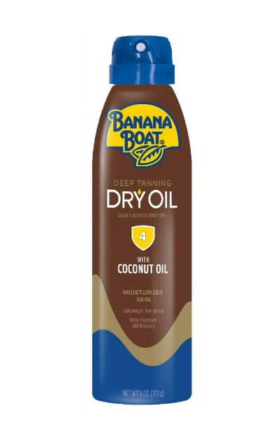 Banana Boat Deep Tannıng Dry Oıl 4 Spf Coconut Oıl 170 g