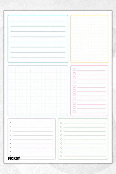 Ficksy Timeless Multi-Purpose Daily Weekly Monthly Planner - A4 Size To Do - ...