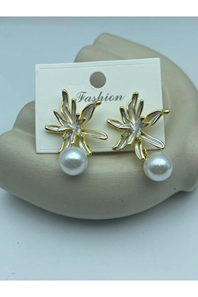 BİJU YILMAZ White lily earrings - 26vip42