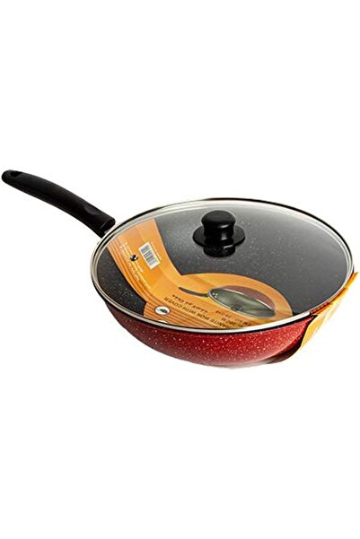 Bester Non-stick granite pot with glass lid from - Size: 36 cm, solid alloy, ...