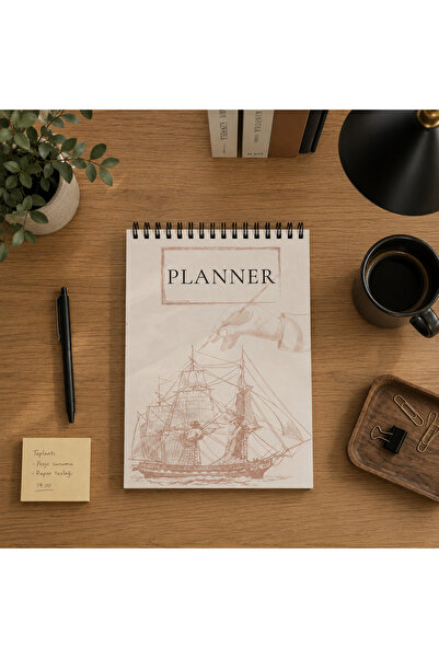 Kapudan 52 Week Daily / Weekly Planner Vertical A5 Size 52 Sheets (104 Pages)...