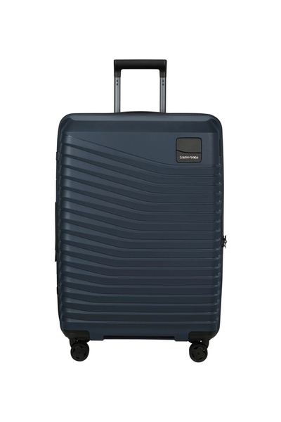 Samsonite Lacivert Çekçekli Sert Valiz INTUO-SPINNER 69/25 EXP