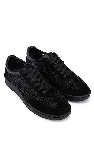 Tamer Tanca Kadın Hakiki Deri Siyah Sneakers & Spor Ayakkabı