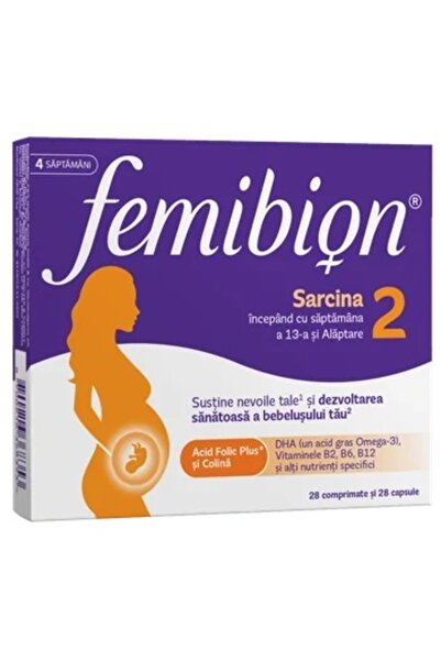 Dr. Reddy's Femibion 2 Sarcina si Alaptare, 28 comprimate + 28 capsule