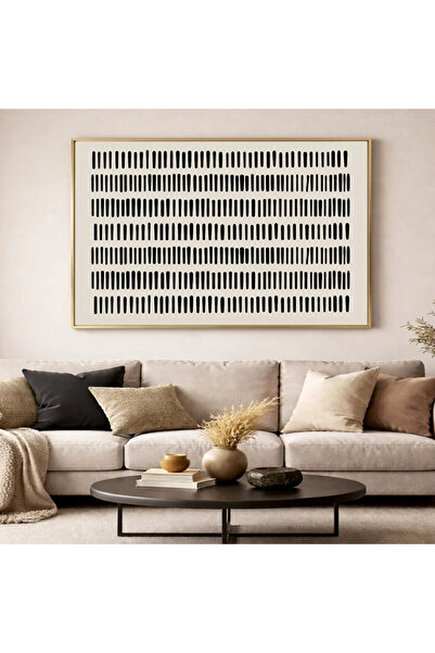 Afkar modern Modern Art Wall Panel – Repetitive Lines |   Premium Quality Can...
