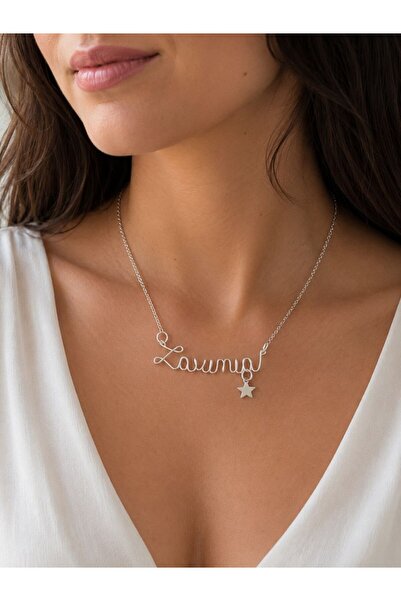 IAMIRA Colier LAVINIA,silver,placat cu argint,nu oxideaza.