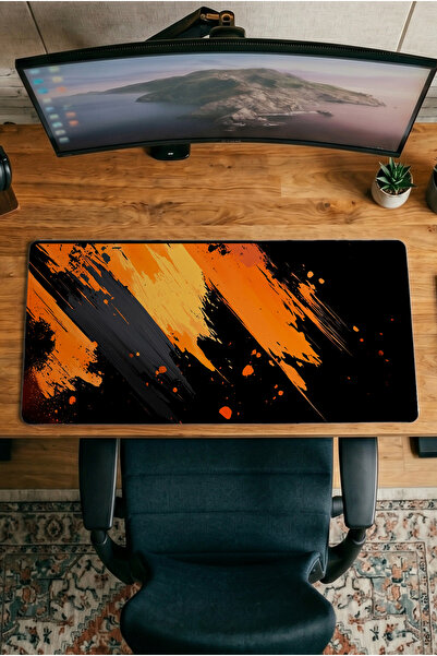 Halura لوحة ماوس للألعاب مطبوعة رقميًا بنمط Esthetic Colors مقاس 30x70 XXL مع...