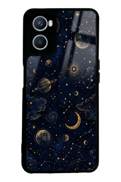 Spoyi Oppo A96 Celestial Night Design Glossy Phone Case