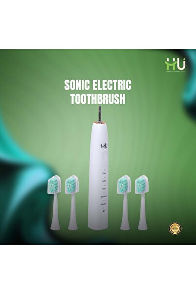 HU HAPPY USER Sonic Electric Toothbrush 38000 Strokes/Min – Rechargeable Wate...