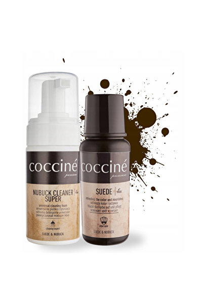 Coccine Set de ingrijire pentru piele intoarsa si nubuc, Coccine, renovator m...