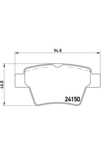 SRLine Placute frana Citroen C4 1 (Lc); Peugeot 207 (Wa, Wc), 307 (3a/C) (3h)...