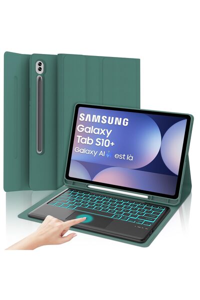 SENGBIRCH Калъф-клавиатура за Samsung Galaxy Tab S10 Ultra, функция лаптоп с ...
