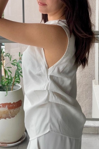 bb butik basic Σχεδιασμένη υφαντή μπλούζα από ύφασμα Modal – Άνετη εφαρμογή, ...