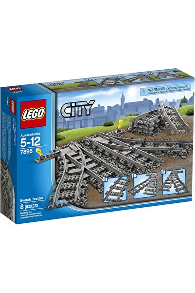 LEGO ملحق لعبة قطار سيتي سويتش تراكس 7895