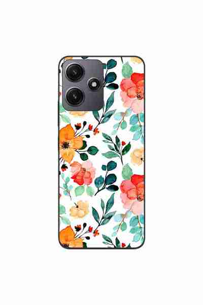 OEM Husa compatibila cu Xiaomi Redmi 12 5G Silicon Gel Tpu Model Painted Flowers