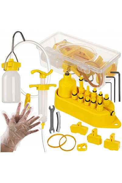 Ayawaska Kit aerisire frane hidraulice bicicleta, set complet 30+ piese in cu...