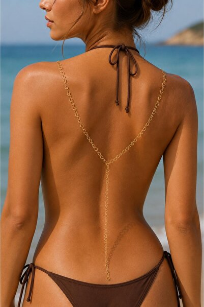 derokas Stainless Steel Body and Bikini Chain Tarnish Resistant Stylish Elegant