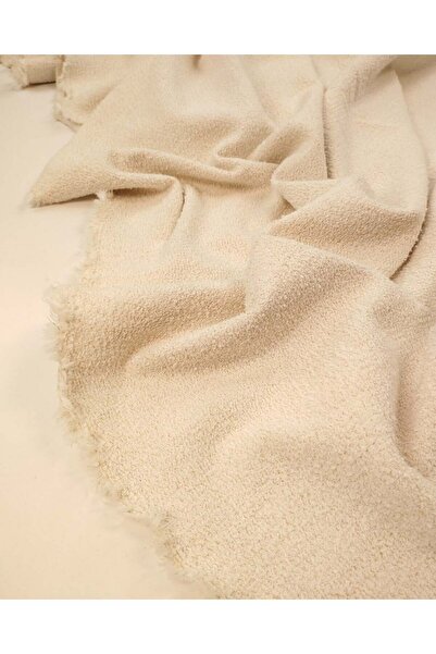 Kumaş Parça Cream Gold Glittery Pink Knitted Fabric Soft and Stretchy Cardiga...