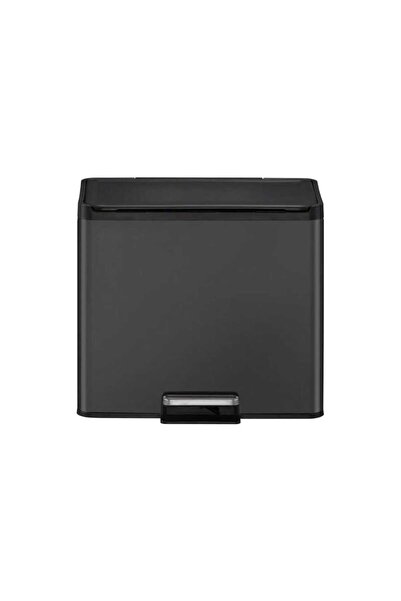 EKO Coș de gunoi cu pedală, EKO, Essential, 15+15 L, 2 compartimente, negru
