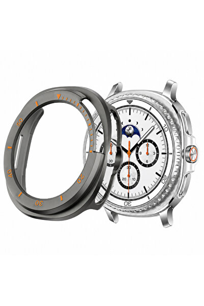 Sneezy Samsung Watch 8 Classic 46mm İle Uyumlu Kasa Uyumlu Kılıf Sert PC Kasa...