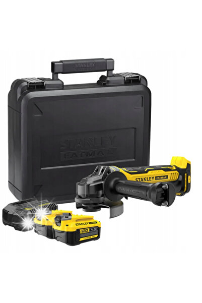 STANLEY SINCE 1913 STANLEY Polizor unghiular AK 125MM V20 18V 2*4.0AH