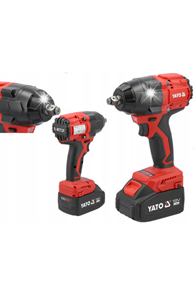 VOREL by YATO Cheie de impact fără perii 18V 1/2'' 800NM 2*4AH YT-8277935 YATO