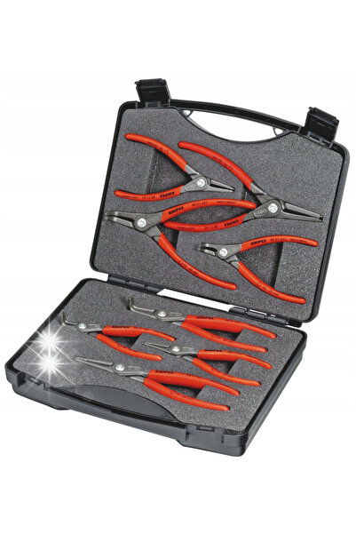 Knipex Clești pentru inele de tăiere, 8 bucăți, valiză
