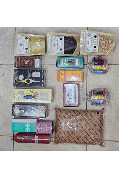 ASEEL Perfume, Lotion, Sandal, Musk and Carnation Collection 16 Pieces of Gol...