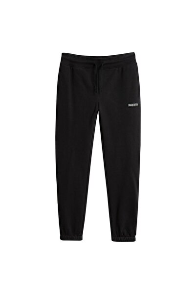 Napapijri Pantaloni de trening negri M-Morgex 2 pentru bărbați, mărimea S