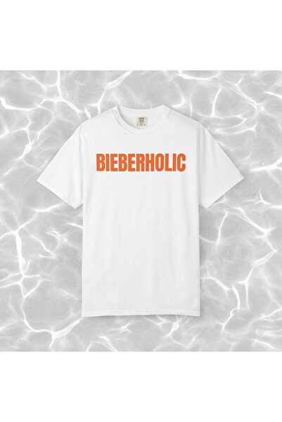 Grafftee Clothing Bieberholic Printed Unisex Oversize T-Shirt
