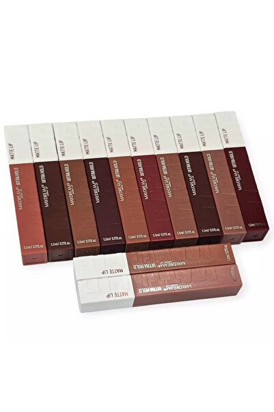 MAYDREAM Set of Liquid Matte Permanent Markers 12 Colors