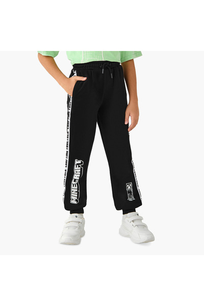 MINECRAFT Printed Joggers with Pockets
