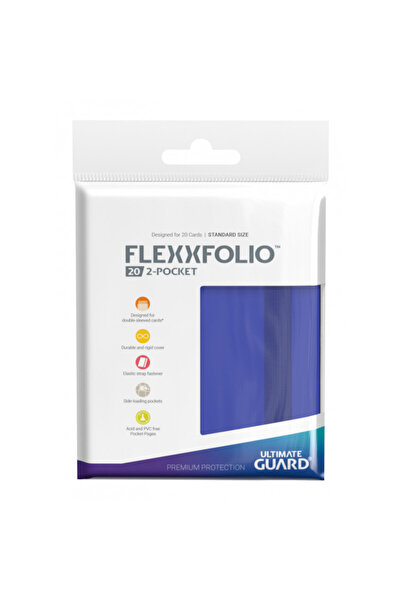 Ultimate Guard Flexxfolio 20 - 2-Pocket Blue