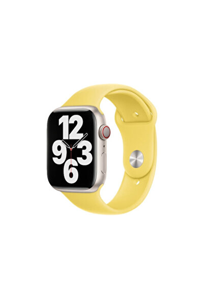 OEM Λουράκι Σιλικόνης με Πείρο Κίτρινο (για Apple Watch 38/40/41/42mm)