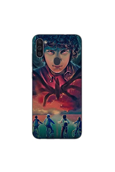 OEM Θήκη συμβατή με Samsung Galaxy A11 από σιλικόνη gel TPU με σχέδιο Strange...