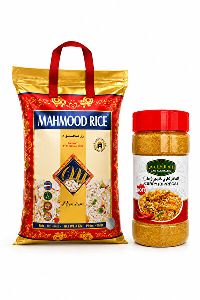 Mahmood Rıce Basmati Pirinç 4 Kg + Zad AlKhaleej Acılı Köri Baharatı Avantaj ...