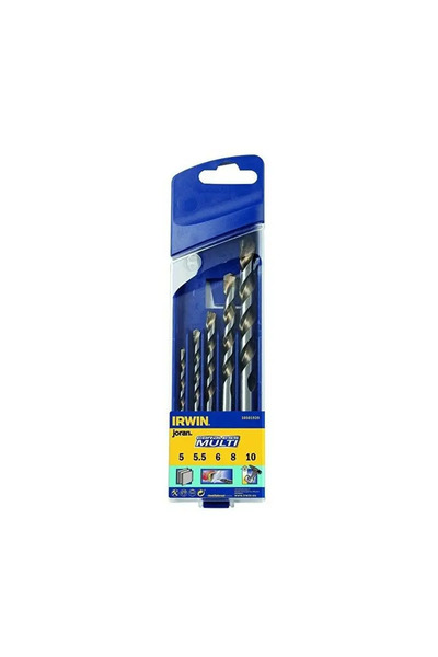 Irwin Set de burghie universale fără fir, multiplu, 5 bucăți. 5, 5.5, 6, 8, 1...