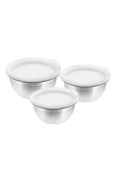 RAJ 3-Piece Mixing Bowl with Plastic Lid