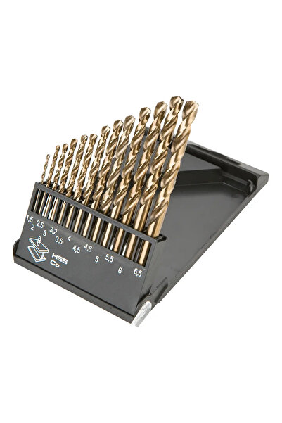 graphite Burghie pentru metal HSS-Co 1,5-6,5 mm, set de 13 buc.