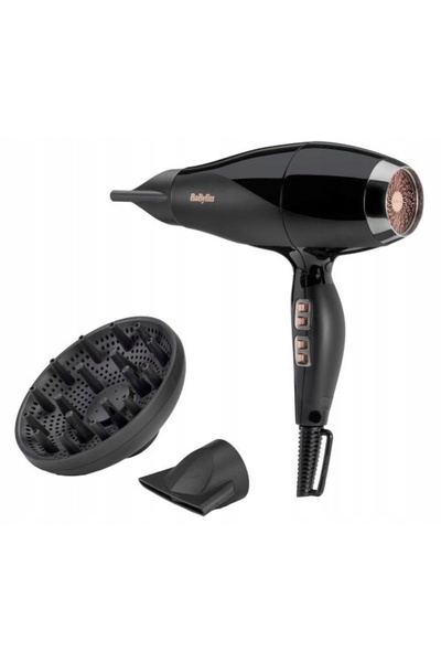 BaByliss Pro Uscător de păr BaByliss Air Power Pro 2300 6716DE Ionizare Difuzor