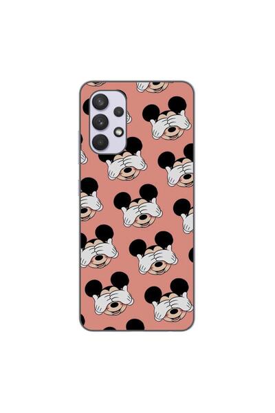 OEM Husa compatibila cu Samsung Galaxy A32 4G Silicon Gel Tpu Model Mickey Pa...