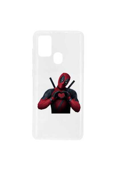 OEM Husa compatibila cu Samsung Galaxy A21s Silicon Transparenta Model Deadpo...