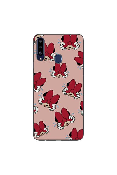 OEM Калъф, съвместим със Samsung Galaxy A20S, силиконов гел TPU, с десен Мини...