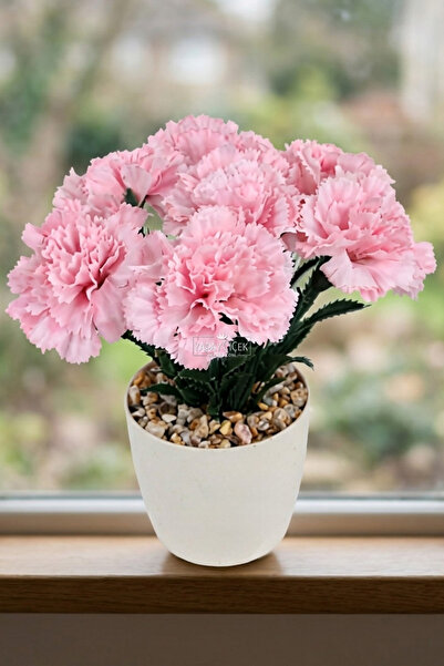 Yapay Çiçek Deposu Artificial Flower Aura Series Carnation Arrangement 25 cm ...